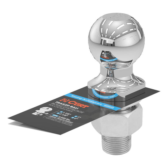40002 1-7/8 Trailer Ball (1 x 2-1/8 Shank, 3,500 lbs., Chrome)