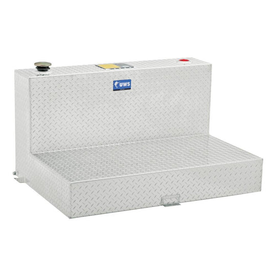 TT100LTP 100-Gallon L-Shape Bright Aluminum Transfer Tank