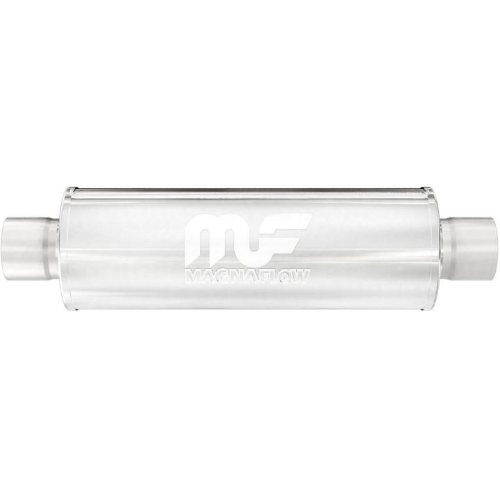 10416 Magnaflow Stainless Steel Round Muffler, 2.5 — Partsource