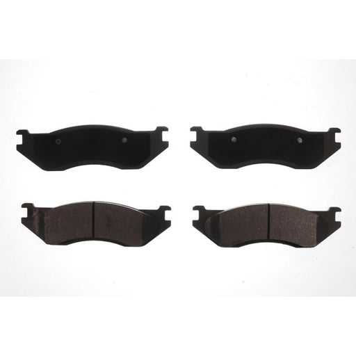 Four BFD966ASM ProSeries OE black brake pads arranged in a rectangular pattern against a white background.