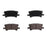 Four black and brown BFD996CR ProSeries OE Brake Pads arranged in a 2x2 grid on a white background.