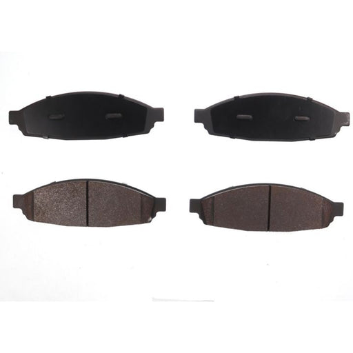 Four individual BFD953CR ProSeries OE brake pads arranged in pairs diagonally on a white background, with two facing up and two facing down.