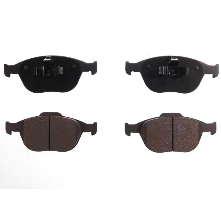 Four BFD970SM ProSeries OE Brake Pads, black and brown, arranged in two rows against a white background.