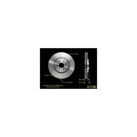 41130 Pro-Series OE Brake Rotor