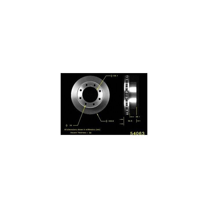 54063 Pro-Series OE Brake Rotor