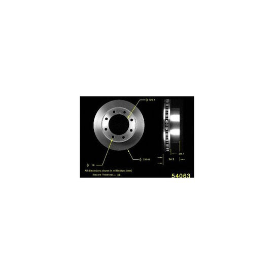54063 Pro-Series OE Brake Rotor