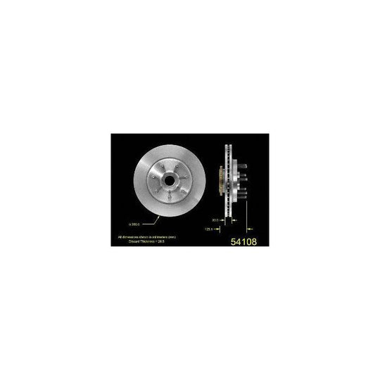 54108 Pro-Series OE Brake Rotor