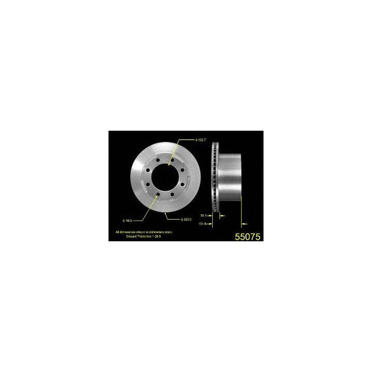 55075 Pro-Series OE Brake Rotor