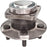 A detailed view of the PS50002 ProSeries OE Hub Bearing Assembly, featuring metal components including bolts and a circular cap on top.