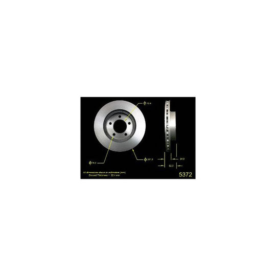 5372 Pro-Series OE Brake Rotor