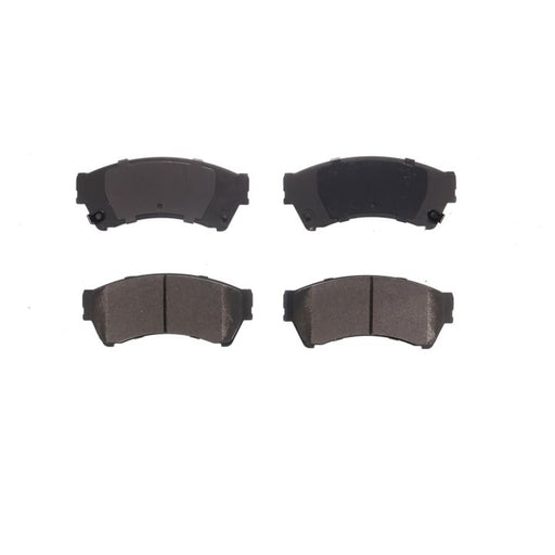 A set of four BFD1192CR ProSeries OE Brake Pads in black, displayed on a white background and arranged in two rows of two.