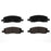 Four BFD1172CR ProSeries OE Brake Pads arranged in two rows on a white background.