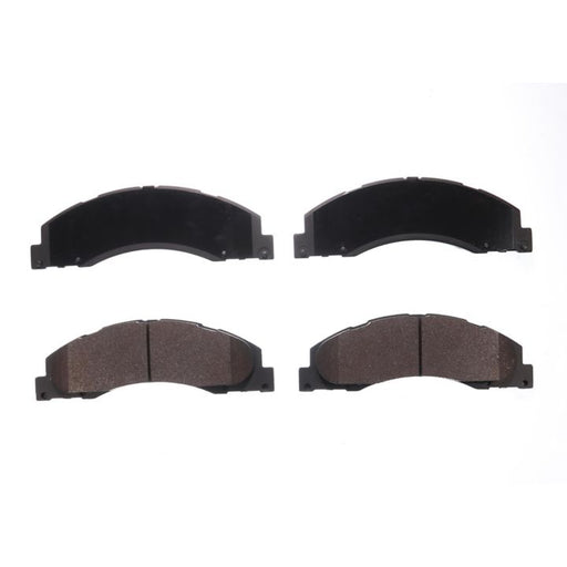 Four BFD1328SM ProSeries OE black car brake pads arranged in two rows on a white background.