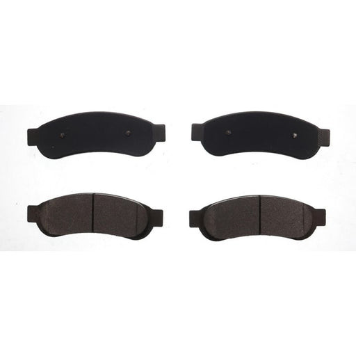 Two pairs of BFD1334SM ProSeries OE Brake Pads in black and brown, arranged in rows on a white background.