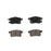 A set of BFD1336CR ProSeries OE Brake Pads in black and gray.
