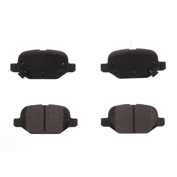 Four BFD1569CR ProSeries OE Brake Pads in black are displayed on a white background, shown from front and back views.