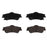 Four BFD1352CR ProSeries OE Brake Pads in black, arranged in two rows on a white background.