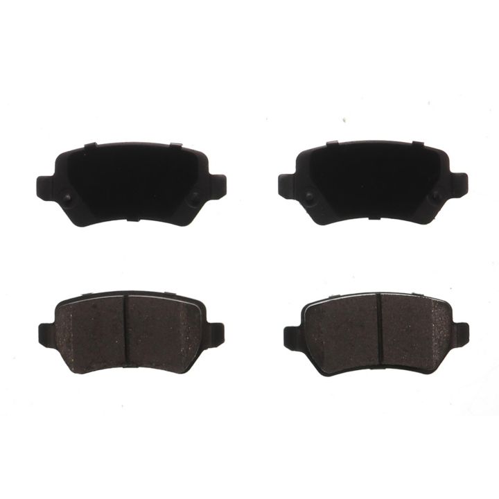 Top and bottom view of four BFD1362SM ProSeries OE Brake Pads in black, arranged in a rectangular pattern against a white background.