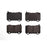 Four BFD1270SM ProSeries OE Brake Pads in black, arranged in a square pattern on a plain white background.
