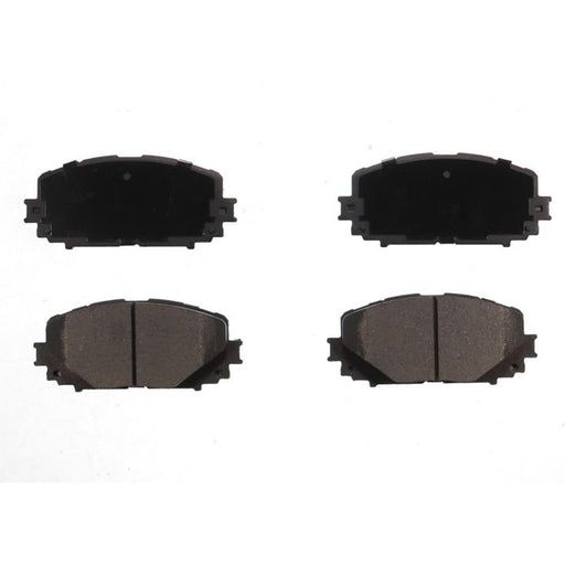 Four BFD1628CR ProSeries OE Brake Pads, colored black, arranged in two rows on a white background.