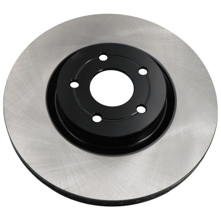 A round, silver and black C06933 ProSeries OE+ Brake Rotor with visible mounting holes in the center.