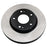 A single C07022 ProSeries OE+ Brake Rotor featuring a black center and metallic outer edge.