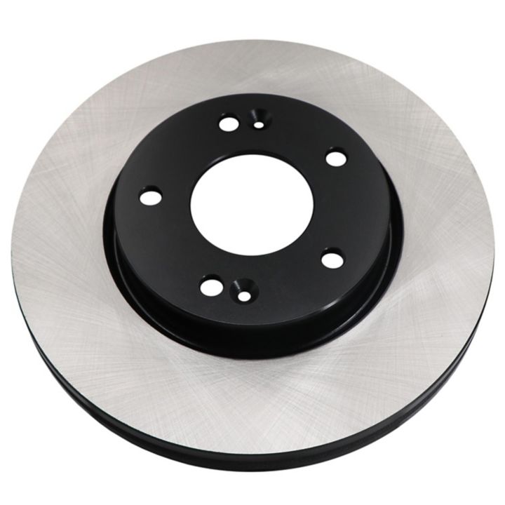 A single C07022 ProSeries OE+ Brake Rotor featuring a black center and metallic outer edge.