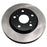 The C07046 ProSeries OE+ Brake Rotor is a metal car brake disc featuring a black center and drilled holes for mounting.