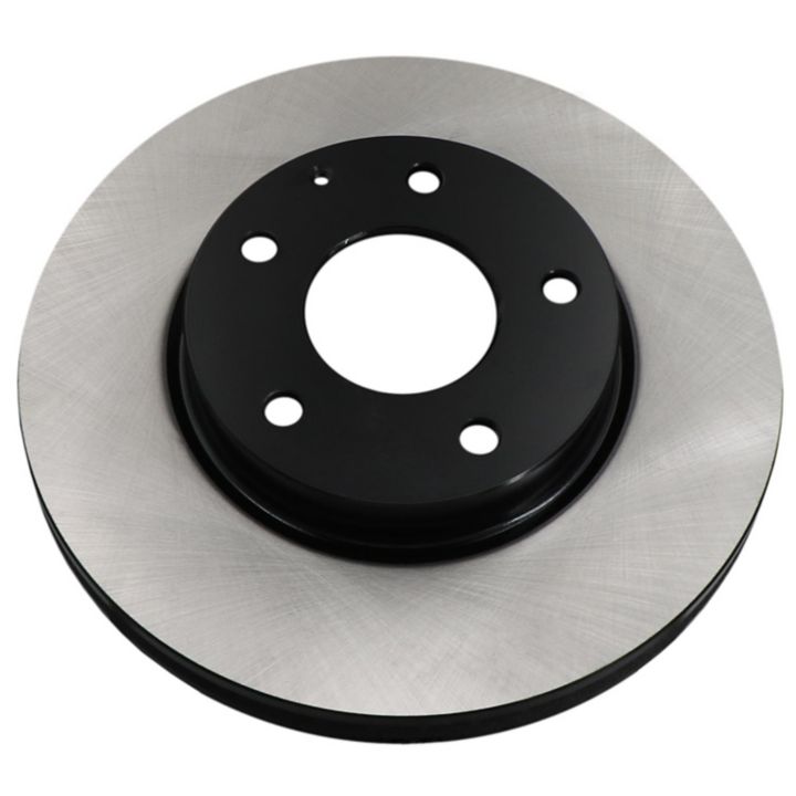 A C07107 ProSeries OE+ Brake Rotor featuring a black central hub and a silver outer ring.