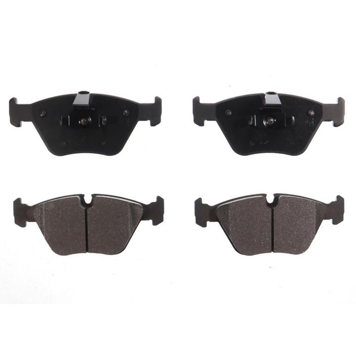 Four BFD946SM ProSeries OE black brake pads aligned in two rows on a white background.