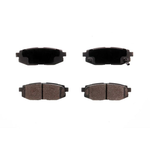 Four BFD1124CR ProSeries OE Brake Pads in black and gray, arranged in two rows on a white background.