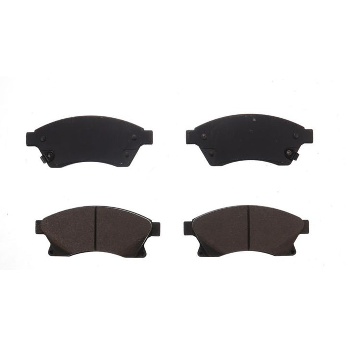 The BFD1497SM ProSeries OE Brake Pads, featuring four pieces, are aligned in two rows on a white background.