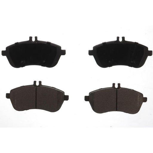 Four BFD1340CR ProSeries OE black brake pads displayed against a white background.