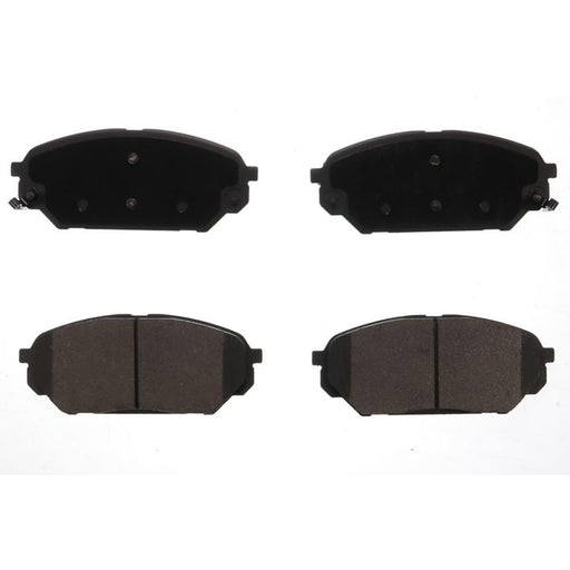 Four BFD1301CR ProSeries OE black and grey brake pads arranged in a grid pattern against a white background.