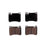 Four BFD1121SM ProSeries OE Brake Pads in black and brown, arranged in two rows on a white background.