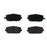 Four BFD1180CR ProSeries OE brake pads in black, arranged in a grid on a white background.