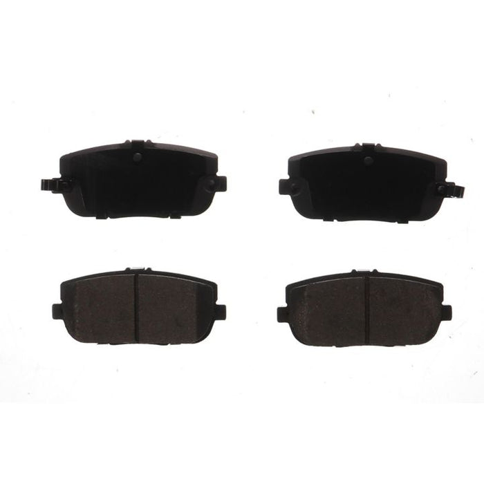 Four BFD1180CR ProSeries OE brake pads in black, arranged in a grid on a white background.