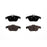 Four BFD1341ASM ProSeries OE Brake Pads in black and grey, arranged in two rows of two on a white background.