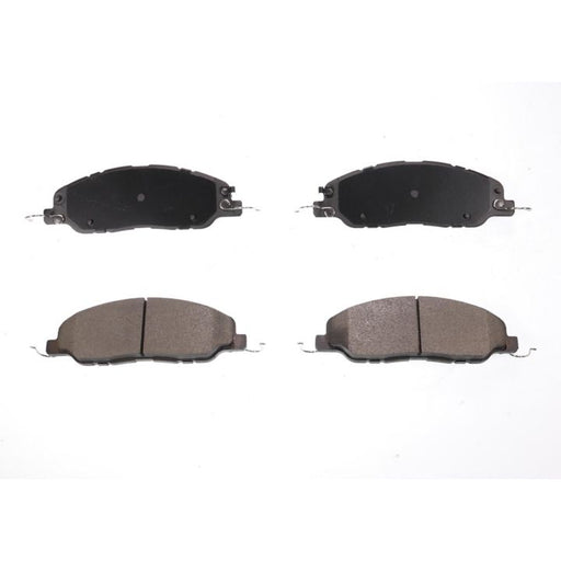Four BFD1463CR ProSeries OE Brake Pads, in black and gray, are arranged in two rows on a white background.
