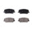 Set of four BFD1413CR ProSeries OE Brake Pads, two facing front and two showing the rear side, against a white background.