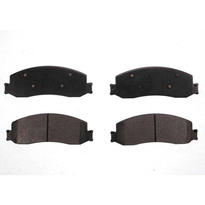 Four BFD1631ASM ProSeries OE Brake Pads in black, arranged in two rows on a white background.