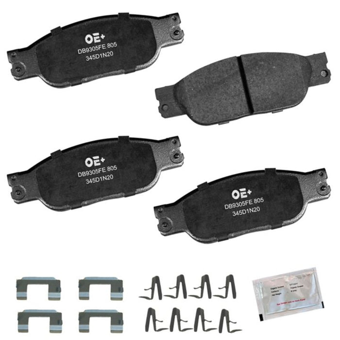 Partsource Brake Pads MMS805 ProSeries OE+ Brake Pads