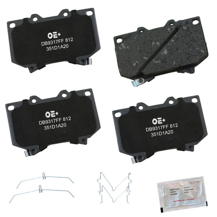 Partsource Brake Pads MMX812 ProSeries OE+ Brake Pads