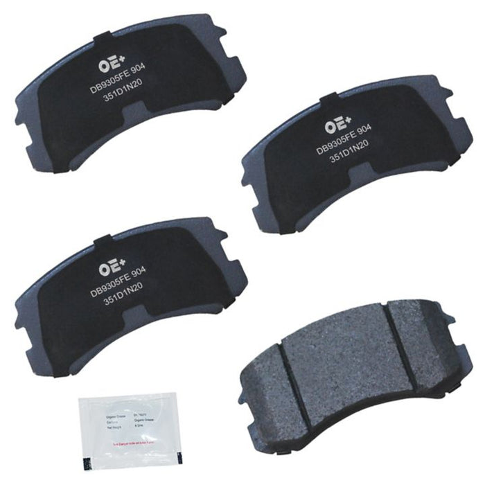 Partsource Brake Pads MMS904 ProSeries OE+ Brake Pads