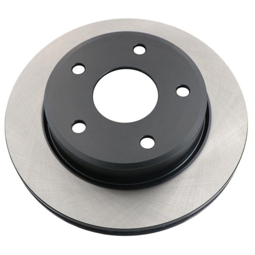 A single C26299 ProSeries OE+ Brake Rotor, featuring a black central hub and four bolt holes, is shown against a plain white background.