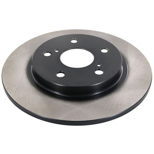 A C26546 ProSeries OE+ Brake Rotor featuring a circular metal design with a central hub and multiple holes for mounting.