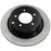 A C26574 ProSeries OE+ Brake Rotor in black and silver, featuring multiple holes, displayed on a white background.