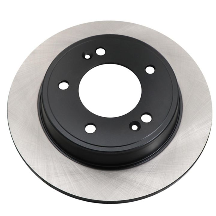 A C80378 ProSeries OE+ ventilated brake rotor, black and silver with multiple bolt holes, displayed on a white background.