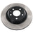The C80106 ProSeries OE+ Brake Rotor is a car brake disc rotor with a silver outer edge and a black central hub, featuring multiple mounting holes.