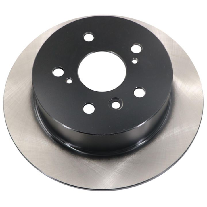 The C80494 ProSeries OE+ Brake Rotor, featuring a metallic construction and multiple holes for mounting.